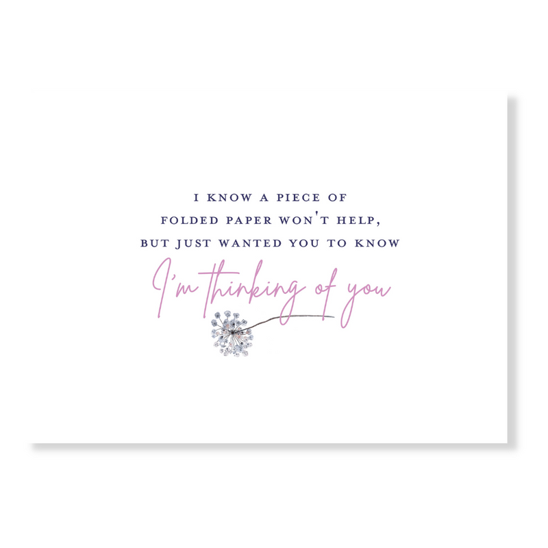 Thinking of You + Wildflower Note Cards