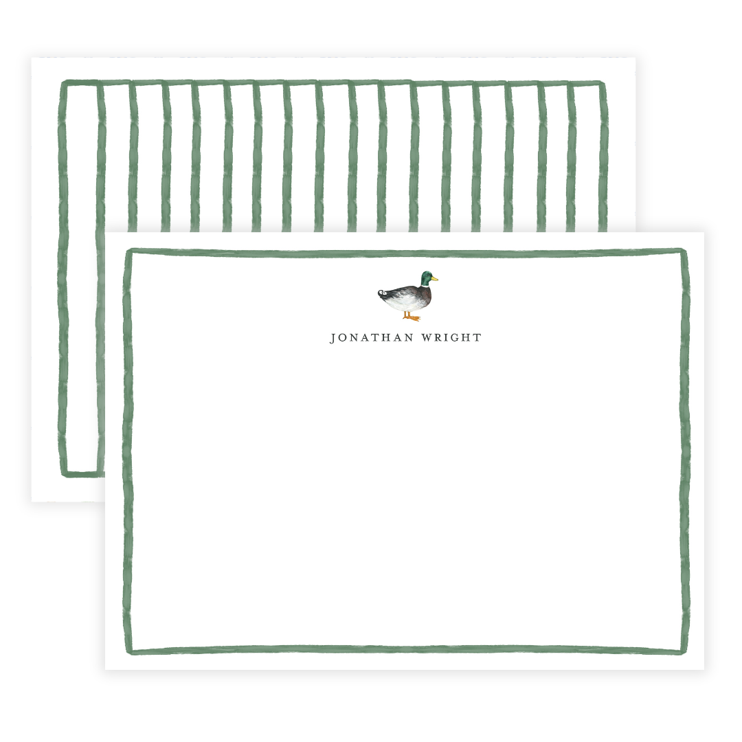 Mallard Duck Large Flat Note Cards