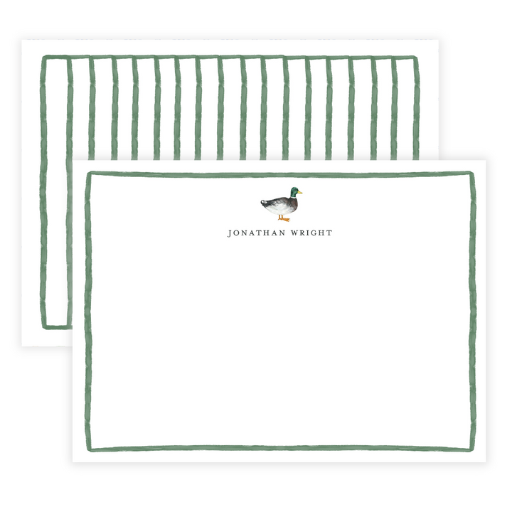 Mallard Duck Large Flat Note Cards