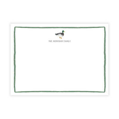 Mallard Duck Large Flat Note Cards