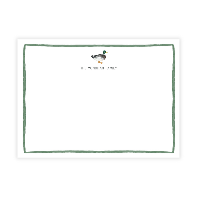 Mallard Duck Large Flat Note Cards