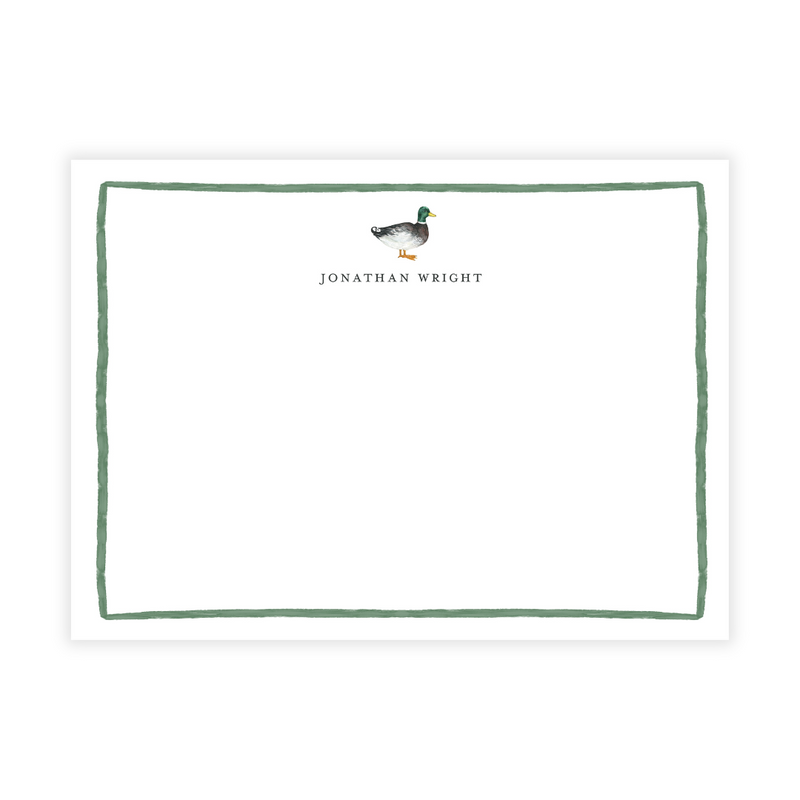 Mallard Duck Large Flat Note Cards