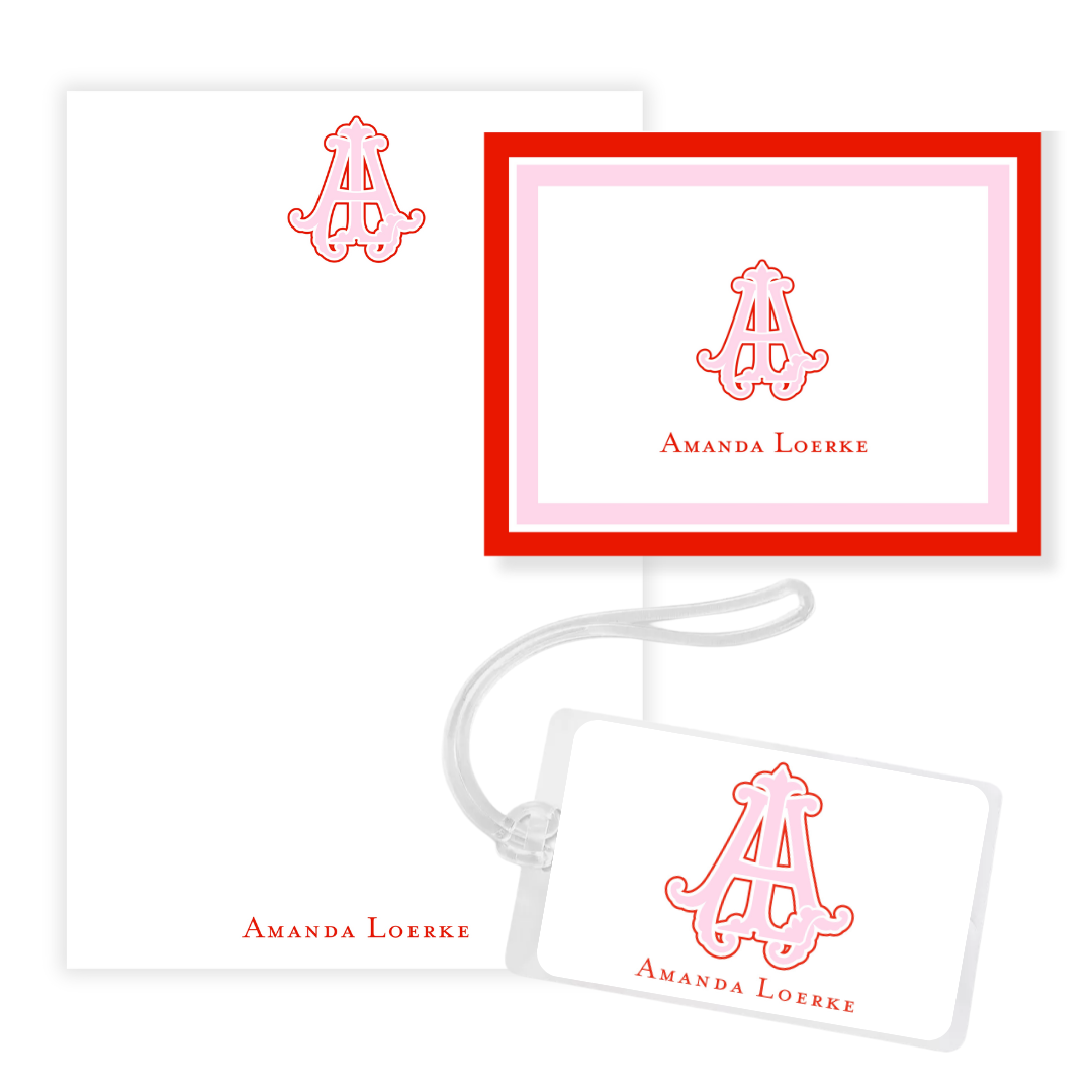Modern Chic Monogram Gift Set- tons of color options!