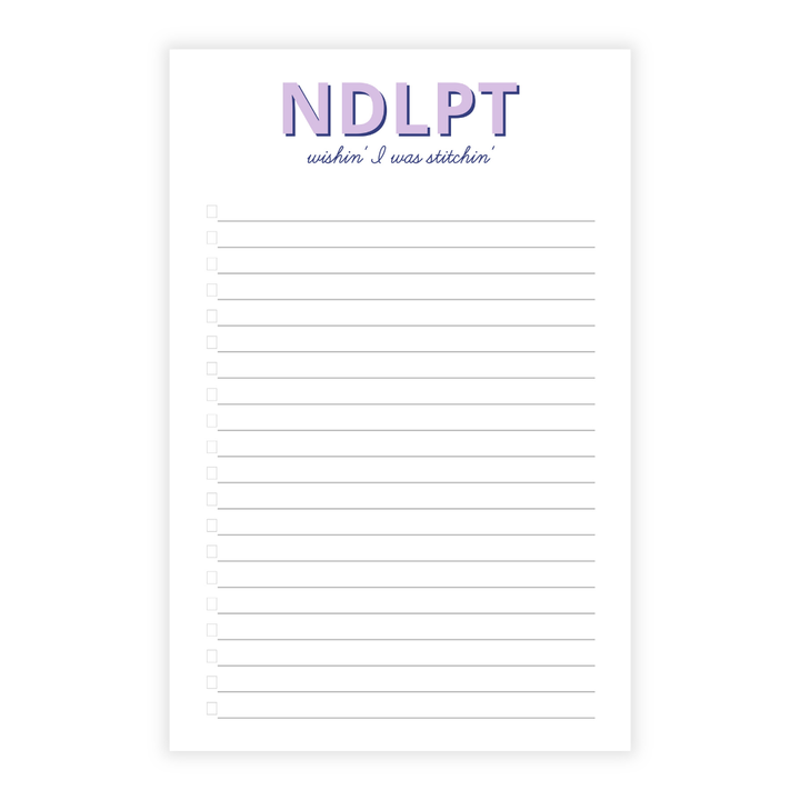 Needlepoint List Note Pad- Customizable!