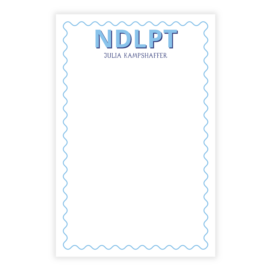 Needlepoint Personalized Note Pad