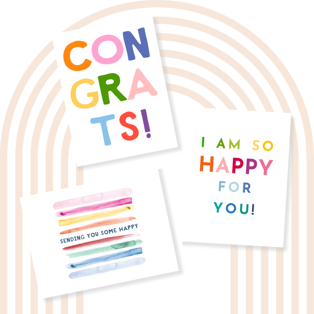 Colorful Happy Mail Set