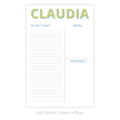 Modern Functional Personalized Note Pad