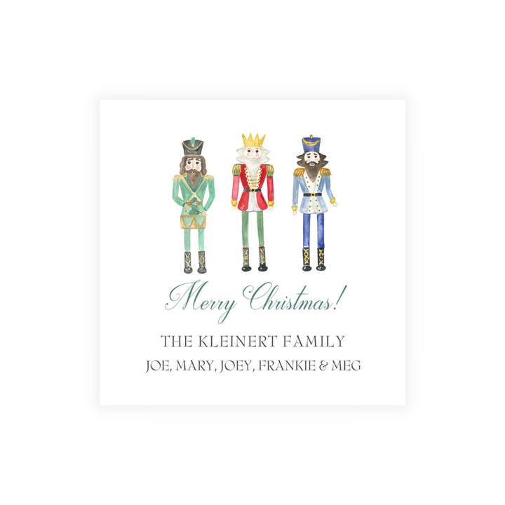 Nutcracker Trio Christmas Stickers