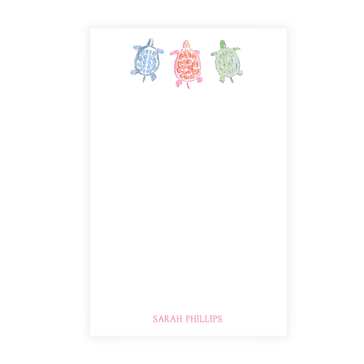 Sea Turtle Trio Personalized Note Pad