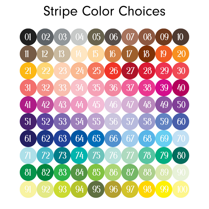 Tennis Bag Tag- choose your stripe color!