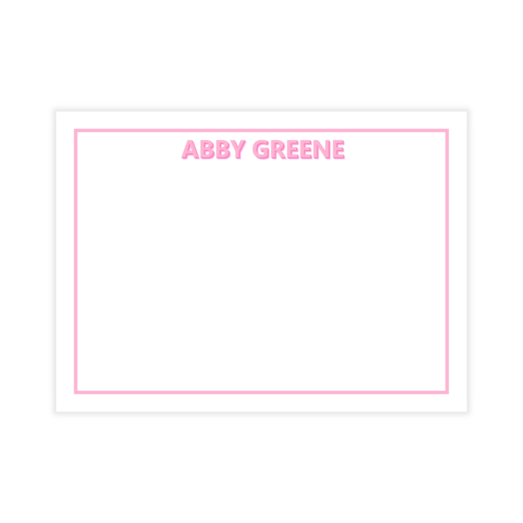 Swiftie Icons Personalized Large Flat Note Cards