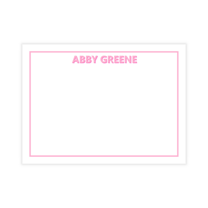 Swiftie Icons Personalized Large Flat Note Cards
