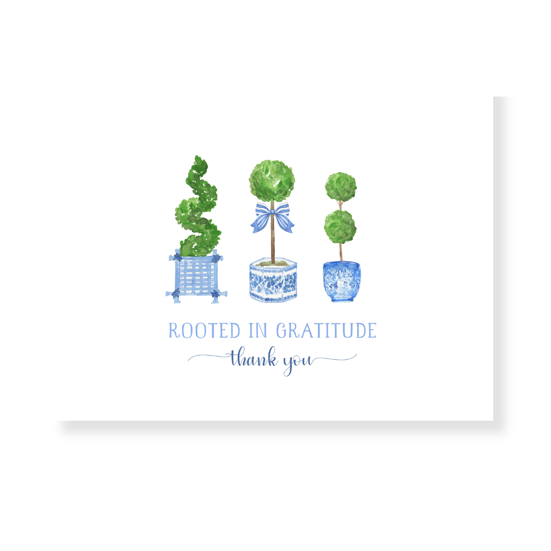 Topiary Trio Thank You Notes