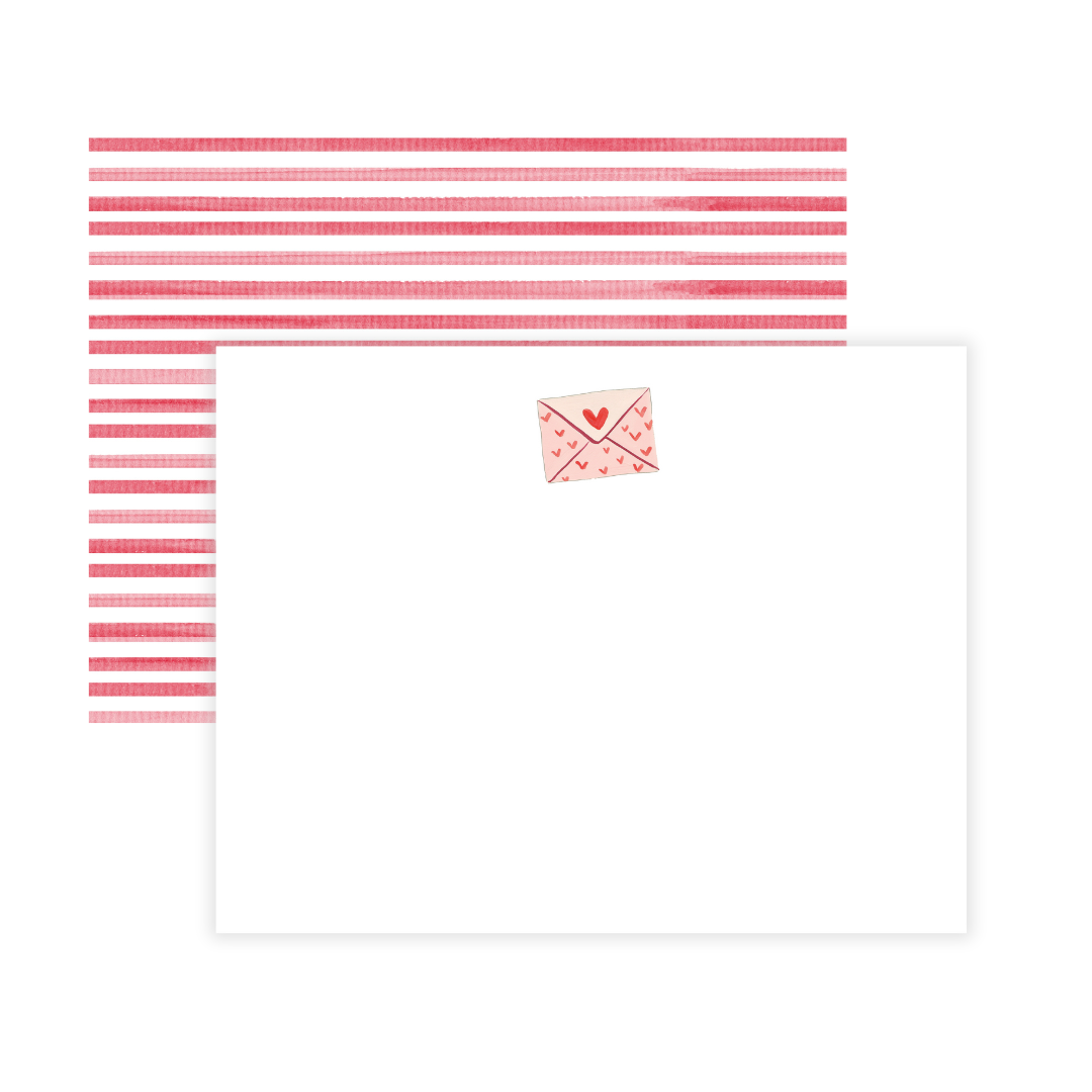 Valentine Note Flats Set