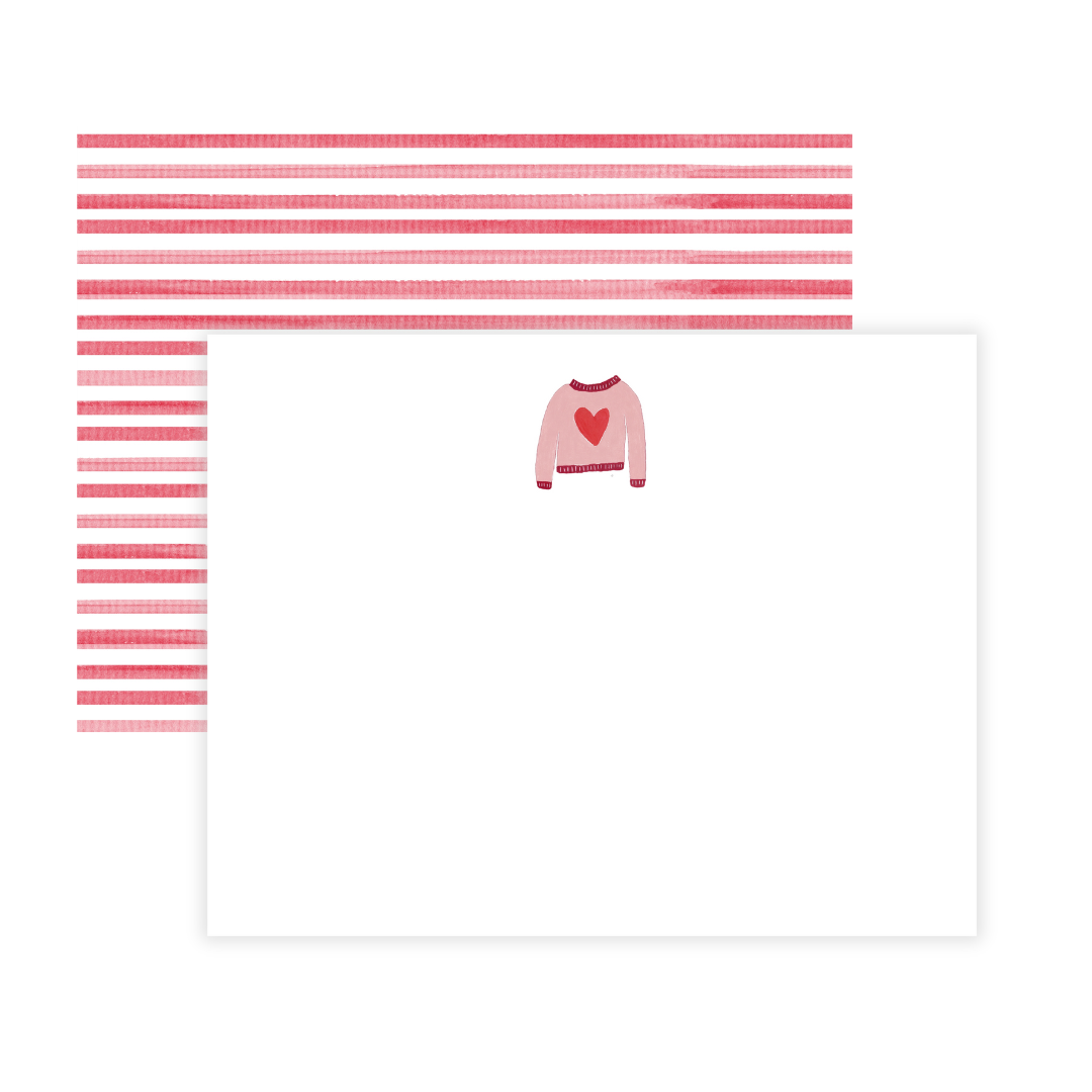 Valentine Note Flats Set