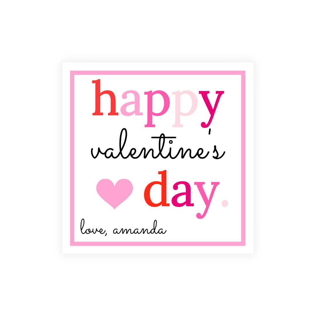 Happy Valentine's Day! Choice of Stickers or Cards