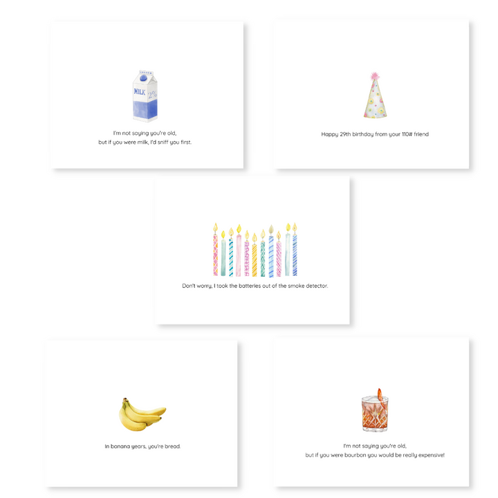 Cheeky Birthday Card Set