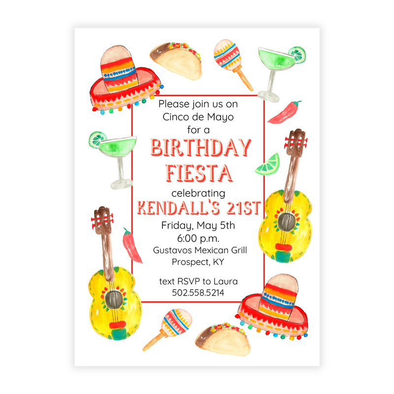 Fiesta Party Invitation