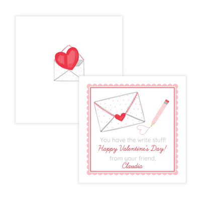 The Write Valentine! Choice of Stickers or Cards