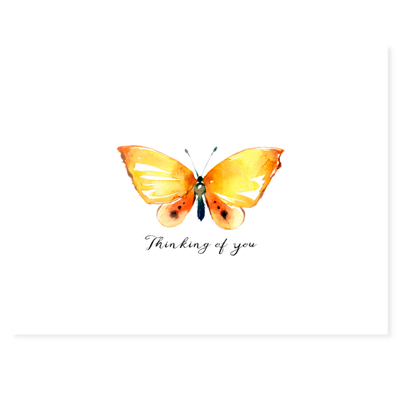 Butterfly Thinking of You Note Cards