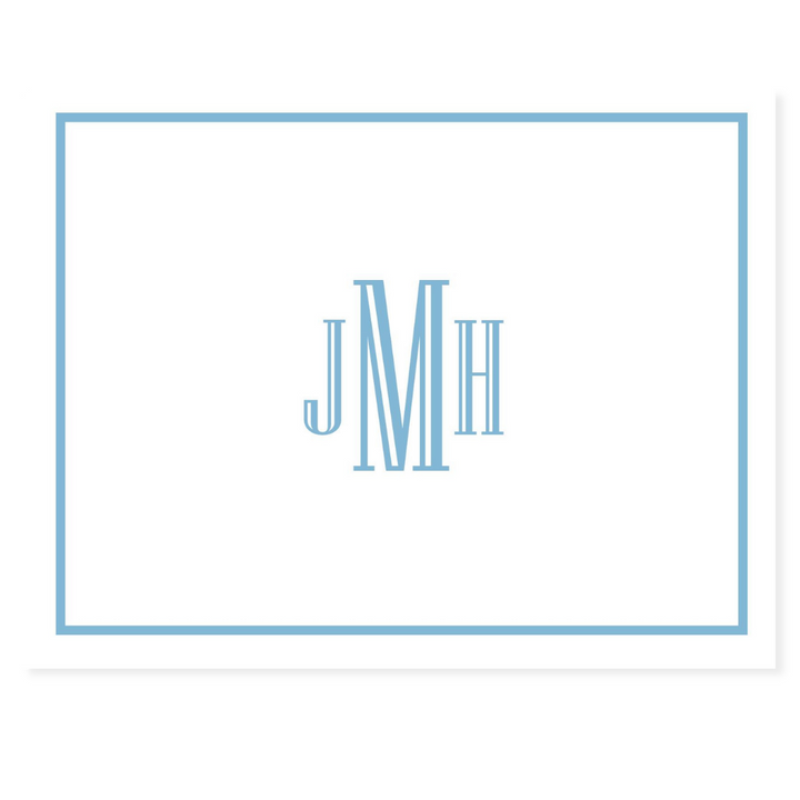 Custom Monogram + Border Note Cards- design your own!