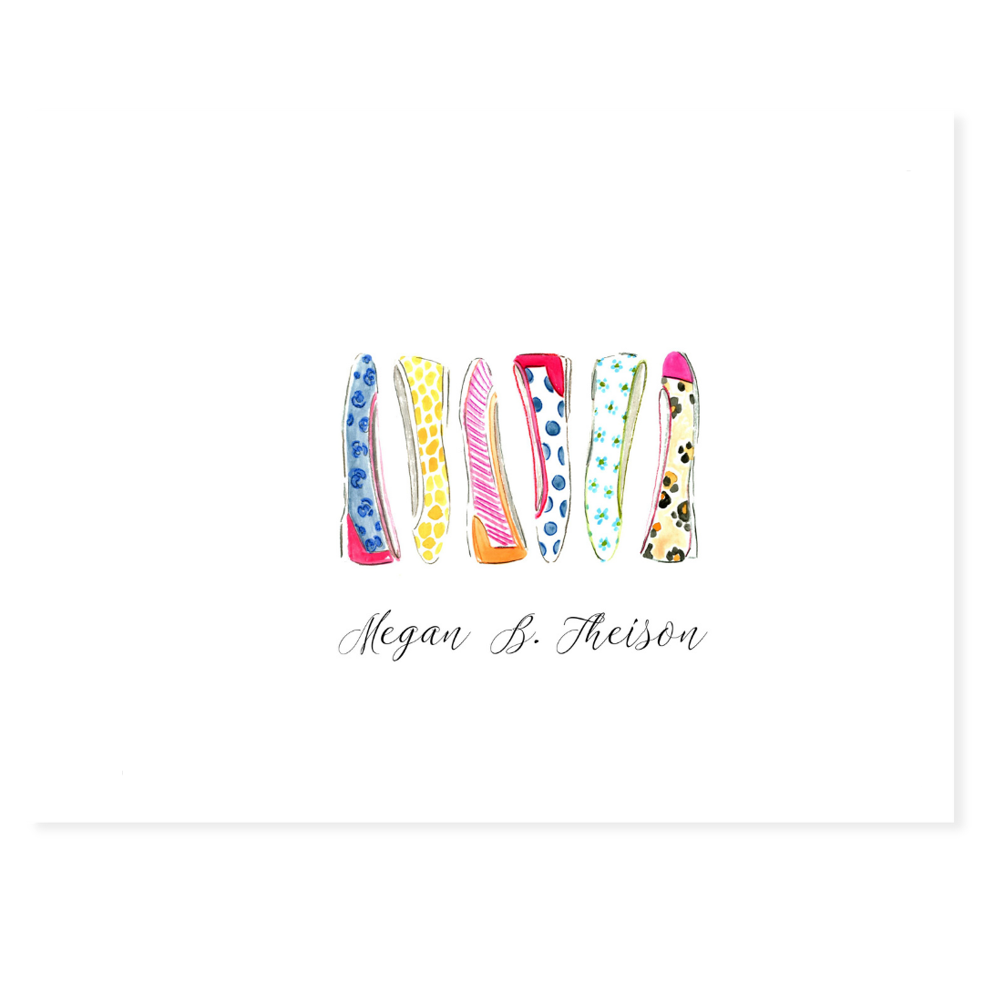 Fabulous Flats Personalized Note Cards