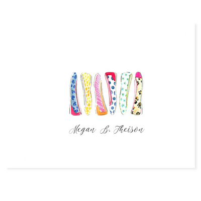 Fabulous Flats Personalized Note Cards