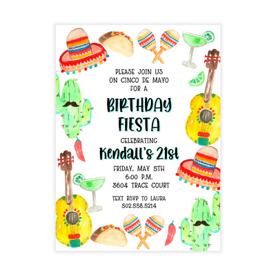 Fiesta Party Invitation