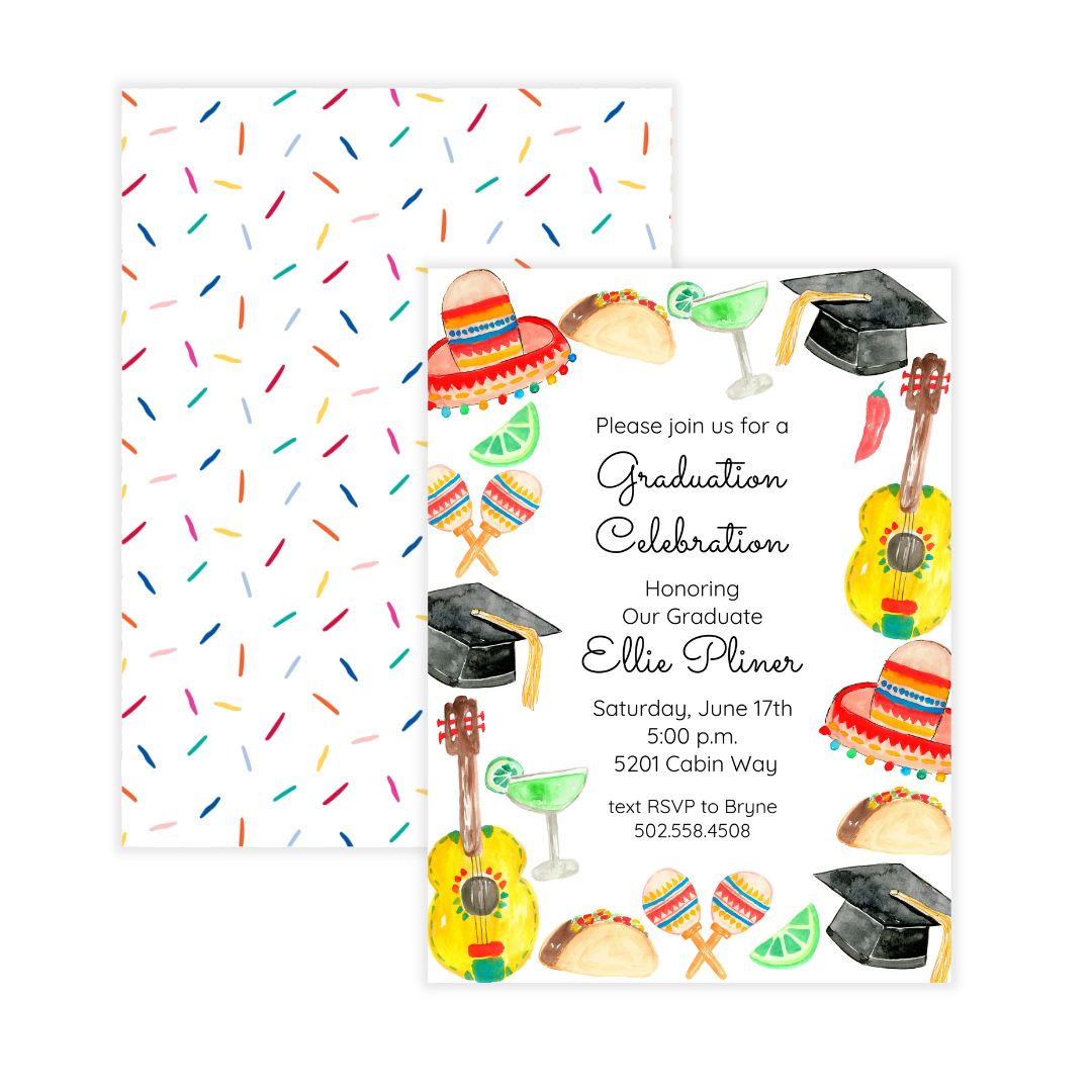 Graduation Fiesta Invitation