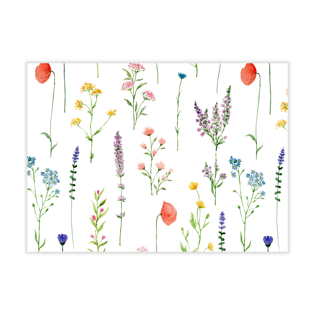 Wildflower Photo Frame + Graduation Cap Party Invitation