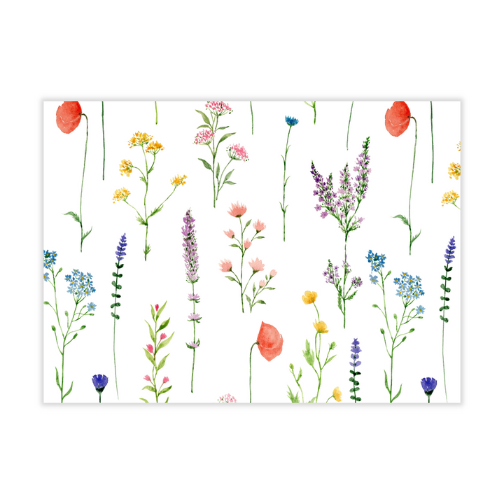 Wildflower Photo Frame + Graduation Cap Party Invitation