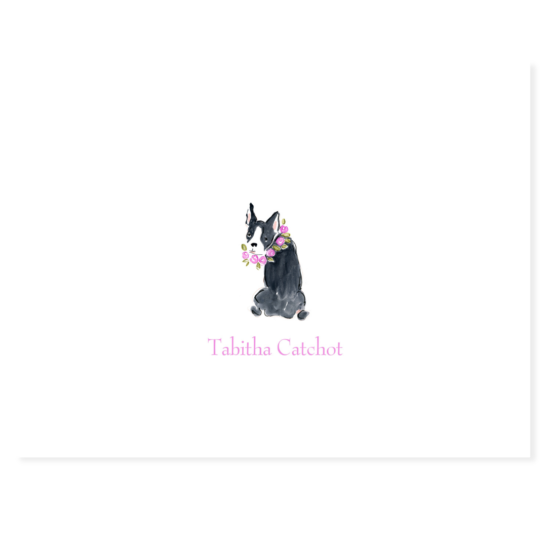 French Bulldog + Friends Personalized Note Cards- choose your dog!