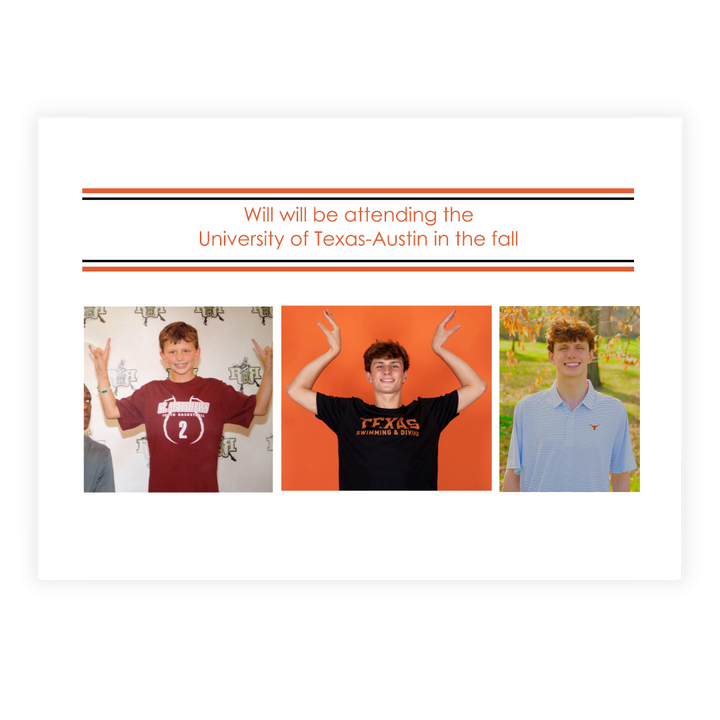 School Logo Graduation Invitation + Photos