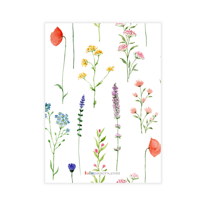 Wildflower Graduation Party Invitation