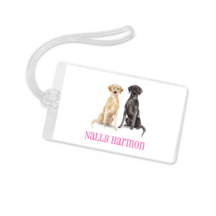Labrador Dogs Bag Tag