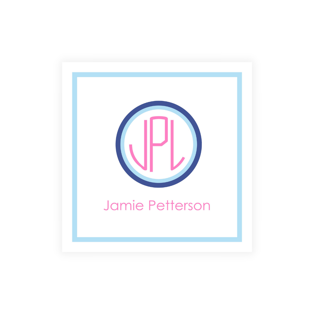 Monogrammed Stickers - design your own!
