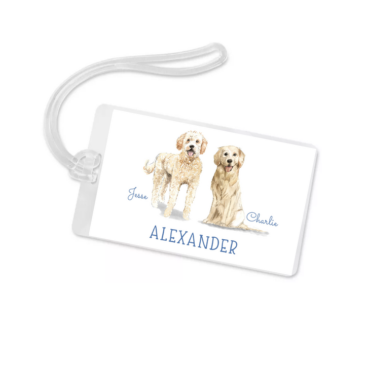 Golden Dogs Bag Tag- customize!