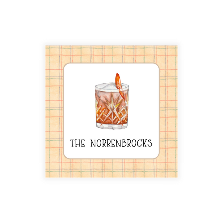 Old Fashioned Personalized Coasters