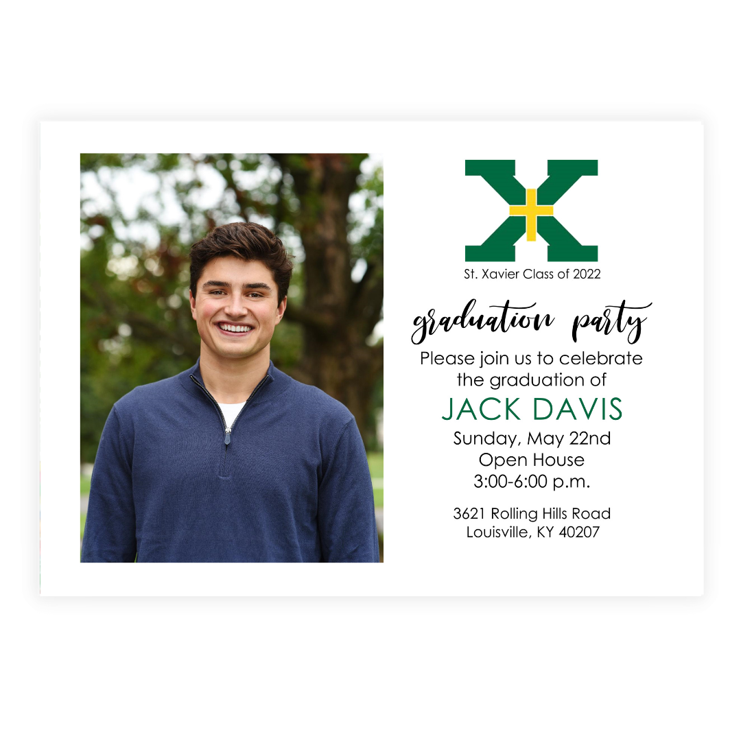 Photo Card Graduation Invitation