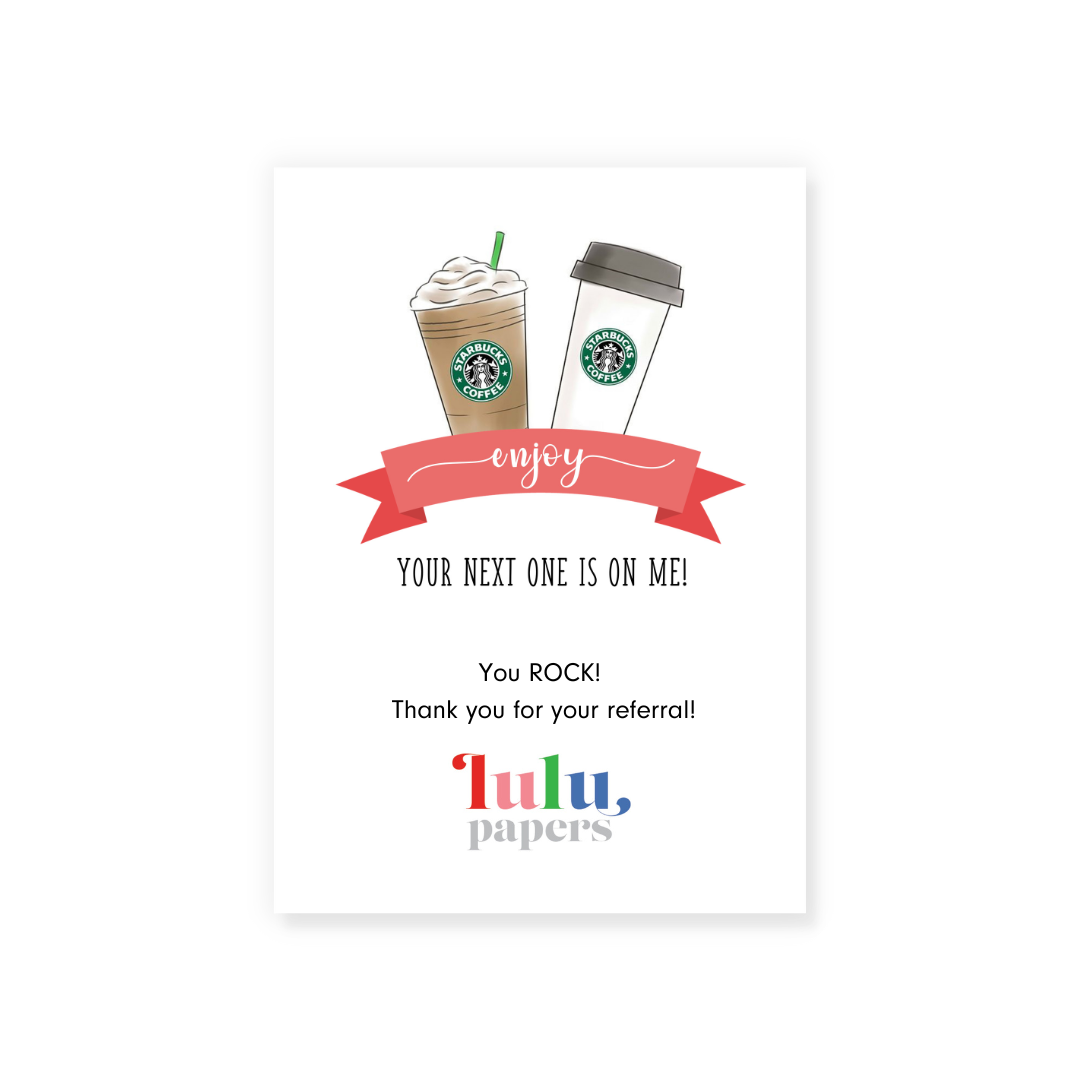 Starbucks Gift Card Happies