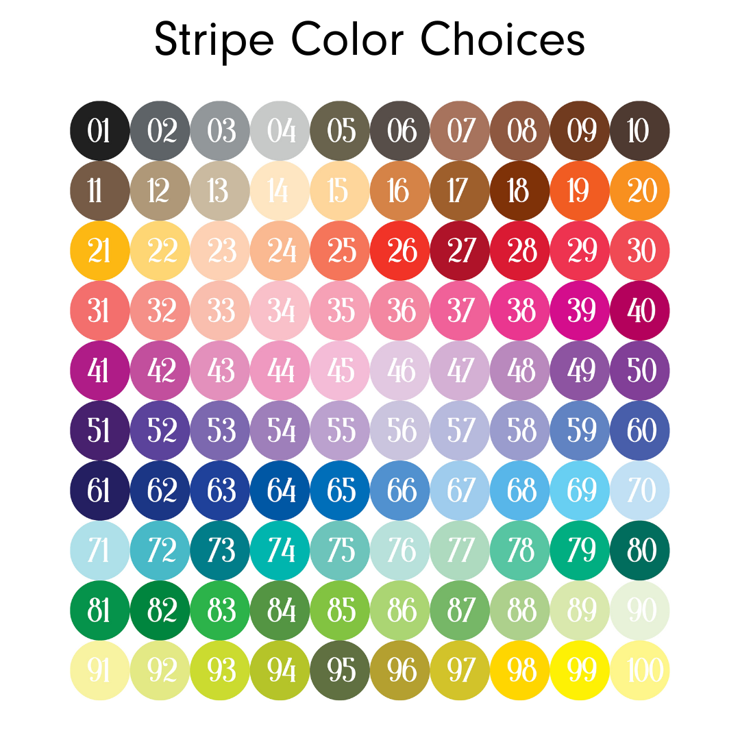 Black Lab + Stripes Personalized Large Flat Note Cards
