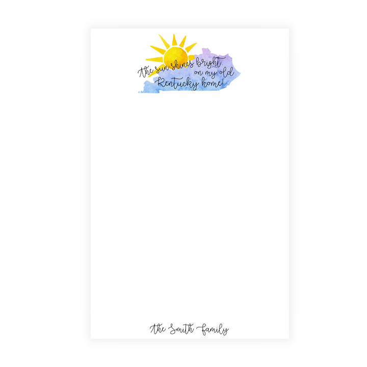 My Old KY Home Personalized Note Pad