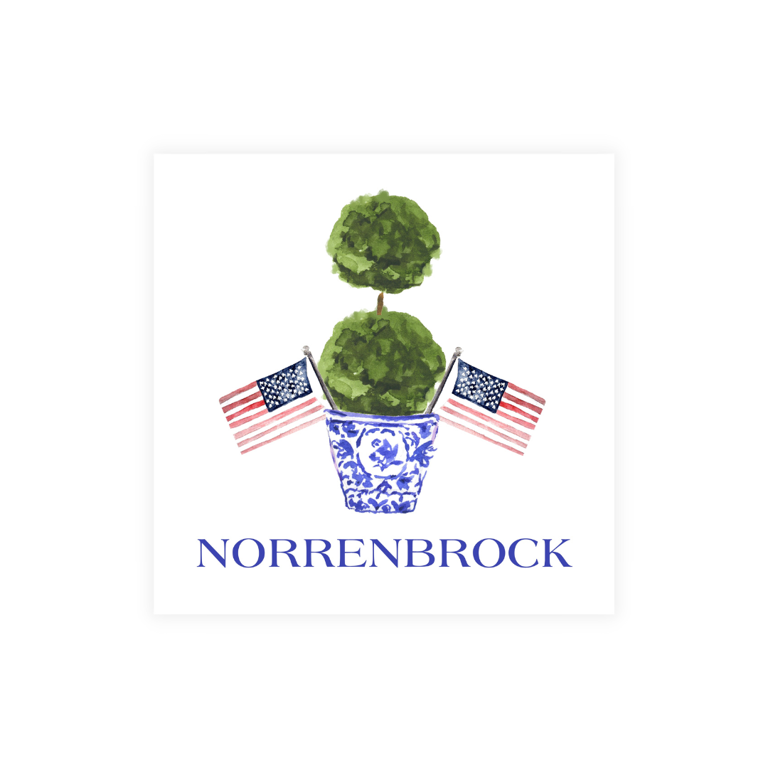 Topiary + Flags Coasters