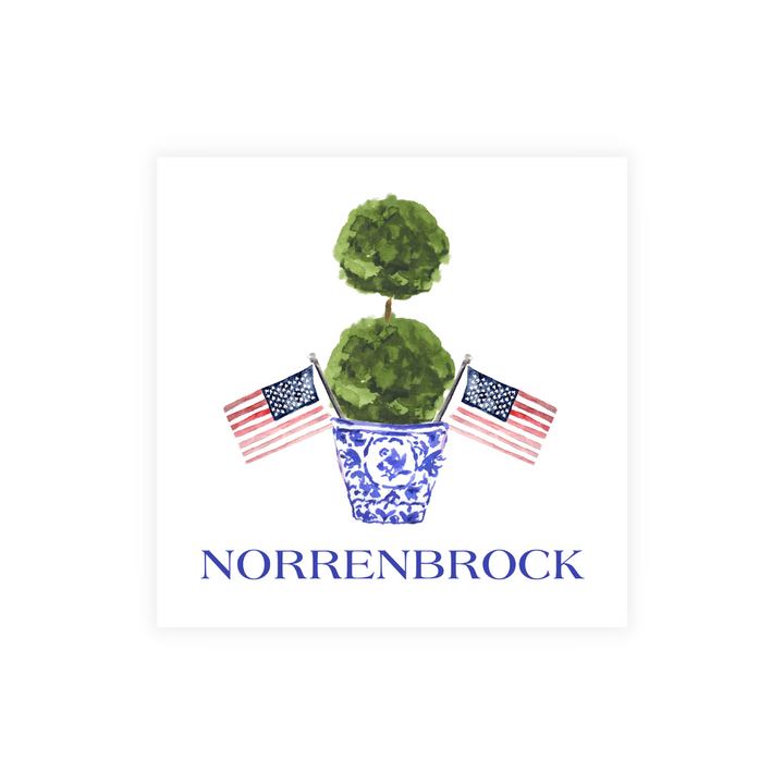 Topiary + Flags Coasters
