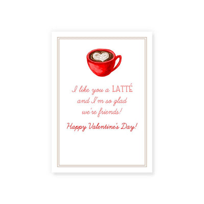 Latte Valentine Cards